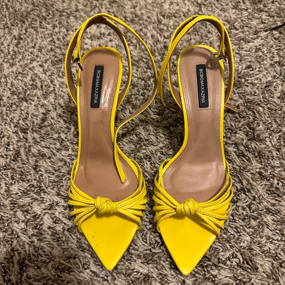 BCBGMaxazria Yellow Delia Sandal